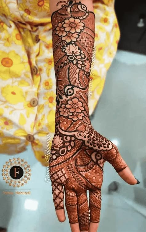 Mehandi Design Bharma, Bharma Mehndi Designs Front Hand, Latest Mehndi Designs Unique Front, Mehndi Art Designs Latest, Mehandi Designs For Hands Unique, Indian Mehandi Design, Mehndi Designs Half Hand, Mehndi Design Indian, Bridal Mehndi Designs For Hands