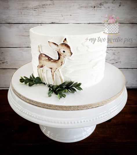 Deer Baby Shower Ideas, Hunting Baby Shower Cake, Deer Baby Shower Cake, Deer Birthday Cake, Deer Baby Shower Boy, Deer Baby Shower Girl, Hunting Baby Shower Theme, Deer Cake, Christening Cake Boy