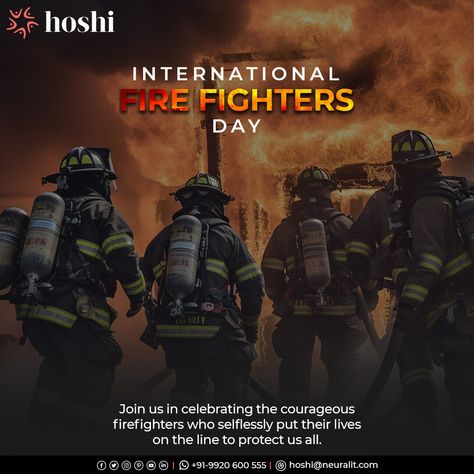 Today, on International Firefighters Day, we salute the brave men and women who put their lives on the line every day to keep us safe. Thank you for your courage and dedication. #InternationalFirefightersDay #Firefighters #Heroes #Bravery #Safety #hoshihrms International Firefighters Day, The Brave, The Line, Firefighter, Brave, Every Day, Thank You, Men And Women, Collage