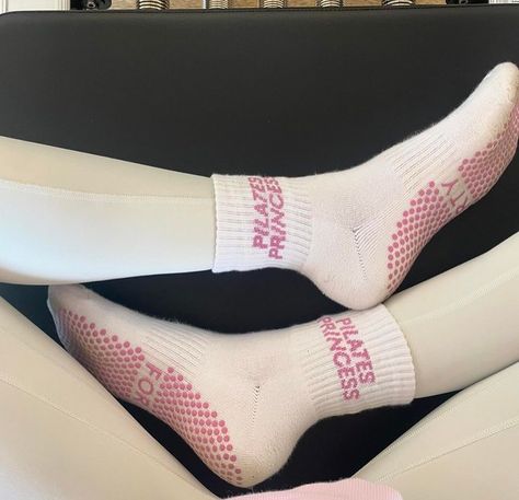 Everybody is a Pilates Princess👸🏿👸🏾👸🏽👸🏼👸🏻 #parishilton #thatshot #pilatesprincess #fortygripsocks #fortymeansstrong #gripsocks #pilatessock #yogasock #barresock #paris Pilates Gifts, Barre Socks, Socks Aesthetic, Pilates Socks, Pilates Princess, Yoga Socks, Pilates Studio, Sporty And Rich, Cute Socks