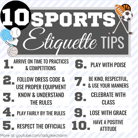 Compete with good sportsmanship & respect by practicing these 10 tips! This way you may carry yourself like a winner no matter how the competition turns out! Click the image to save and print! Good Sportsmanship, Soccer Ideas, Coaching Quotes, Tagalog Quotes Hugot Funny, Teamwork Quotes, Softball Coach, Youth Basketball, Tagalog Quotes, Yoga Mindfulness