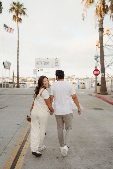 Balboa Beach, Balboa Island, Fun Zone, Couples Shoot, Beach Engagement Photos, Fun Couple, Beach Photoshoot, Beach Engagement, Jersey Shore