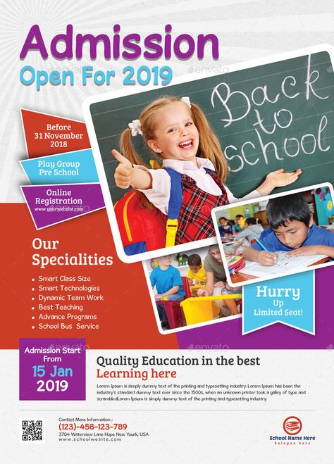 School Admission Flyer #School, #Admission, #Flyer School Admissions Poster, Tuition Poster, School Pamphlet, Mothers Day Advertising, School Advertising, School Brochure, Admissions Poster, Smart Class, Education Poster Design