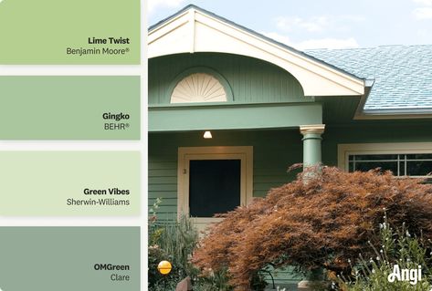 What Color to Paint a House With a Green Roof