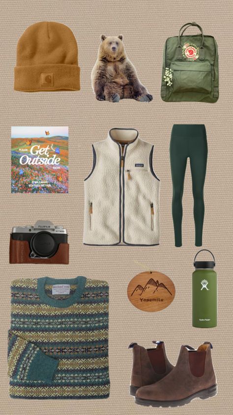 Yosemite trip Granola Girl Style, Granola Girl Outfits, Granola Style, Granola Aesthetic, Granola Outfits, Yosemite Trip, Cute Hiking Outfit, Granola Girl Aesthetic, Hiking Fits