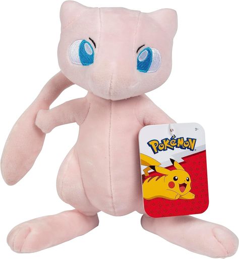 Amazon.com: Pokémon Mew 8" Plush - Officially Licensed - Quality & Soft Stuffed Animal Toy - Generation One - Add Mew to Your Collection! - Great Gift for Kids, Boys & Girls & Fans of Pokemon : Toys & Games Mew Plush, Pokémon Special, Pokémon Plush, Mew Pokemon, Pokemon Merchandise, Pokemon Mew, Mythical Pokemon, Kids Fans, Soft Stuffed Animals