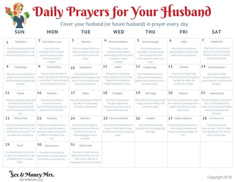 Prayer Timetable, Praying Mother, Prayer Calendar, Husband Prayer, Wedding Prayer, Prayers For My Husband, Praying For Your Husband, Prayer For Husband, Marriage Prayer