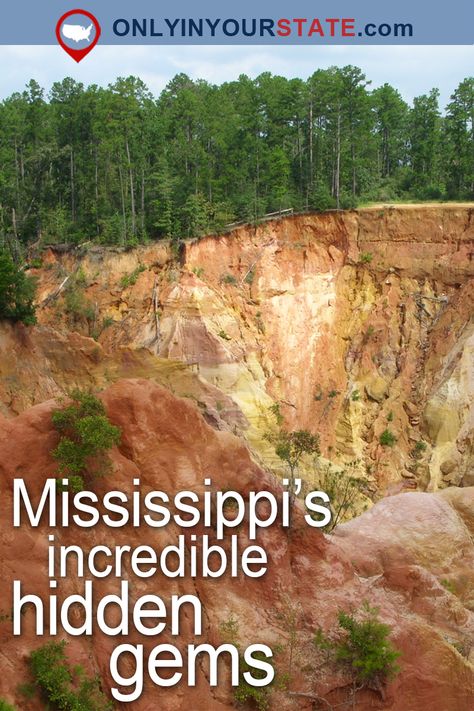 Travel | Mississippi | Attractions | Hidden Gems | Things To Do | Day Trips | Places To Visit | State Parks | The Outdoors | Adventure | Road Trips | Weekend Getaway | Easy Hikes | Trails | Cat’s Den Cave | Red Bluff | Wildlife | Small Town | Gardens Mississippi Vacation, Mississippi Blues, Mississippi Travel, Red Bluff, Camping Destinations, Road Trip Adventure, Mississippi State, The Grand Canyon, All 50 States