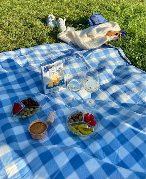 Blue Picnic Aesthetic, Blue Picnic, 12 Dancing Princesses, Picnic Aesthetic, Summer Inspo, Summer Picnic, Summer Of Love, Summer Aesthetic, Pretty Pictures