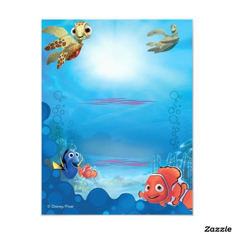 Finding Nemo Invitations, Finding Nemo Birthday Invitations, Finding Nemo Birthday Cake, Nemo Baby Shower, Finding Nemo Baby, Finding Dory Party, Nemo Baby, Finding Nemo Party, Finding Dory Birthday