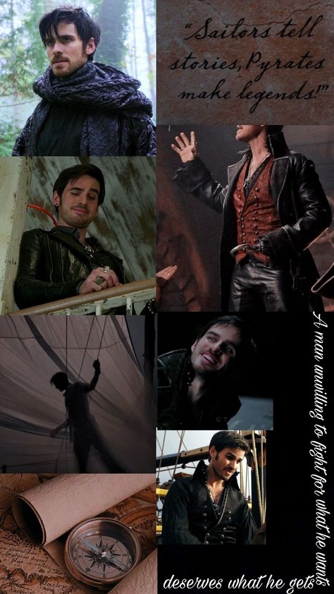 Captain Hook Once Upon A Time Costume, Once Upon A Time Captain Hook, Ouat Backgrounds, Killian Jones Wallpaper, Captain Hook Ouat, Pirate Bedroom Theme, Hook Ouat, Killian Hook, Superhero Books