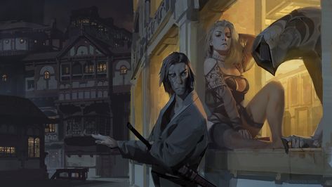 ArtStation - Negotiations, Mingchen Shen Mingchen Shen, Crayon Art Melted, Crayon Art, Matte Painting, Painting Process, Animation Film, Artist At Work, Insta Art, Art World