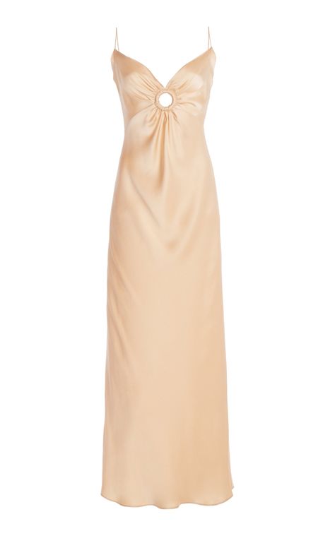 Ring-Detailed Dress By Stella Mccartney | Moda Operandi Stella Mccartney Fashion, Stella Mccartney Dresses, Resort 2023, 2023 Collection, Global Fashion, Halter Formal Dress, Dress Details, Moda Operandi, Daily Fashion