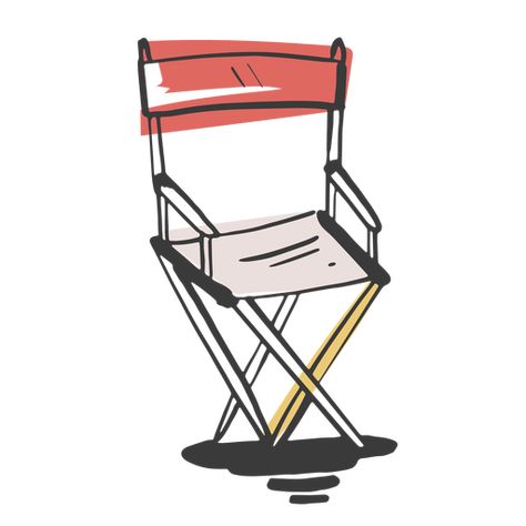 Drawn director chair #AD , #sponsored, #affiliate, #chair, #director, #Drawn Director Chair Drawing, Chair Png, Casting Director, Director Chair, Chair Drawing, Theatre Quotes, Directors Chair, Grafic Design, Layout Template