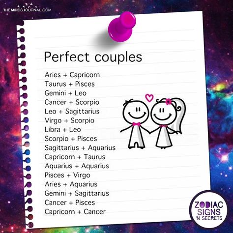 Perfect Couples - https://themindsjournal.com/perfect-couples/ Zodiac Sign Couples, Zodiac Signs Matches, Zodiac Signs Couples, Scorpio Virgo, Virgo Scorpio, Gemini And Sagittarius, Taurus Scorpio, Zodiac Signs Scorpio, Zodiac Funny