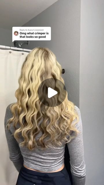 @lifewith.kacey on Instagram: "Wavy hair tutorial 🩷 #HairTutorial #WavyHairTutorial #Crimper #HairCrimper #HairInspo #HairIdeas #Lifestyle #Aesthetic #College #Freshman" Wavy Hair Tutorial, Aesthetic College, Wavy Hairstyles Tutorial, Hair Crimper, College Freshman, Lifestyle Aesthetic, Wavy Hair, Hair Inspo, Hair Tutorial