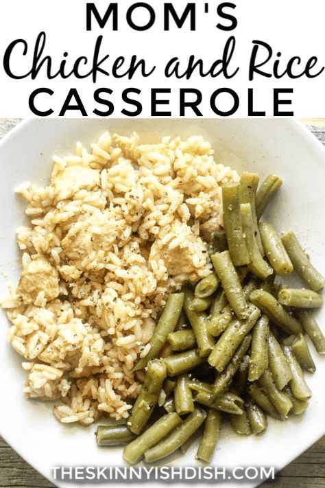 Ww Chicken And Rice Casserole, Ww Chicken And Rice Recipes, Ww Chicken Casserole, Ww Chicken And Rice, Ww Chicken Casserole Recipes, Weight Watchers Chicken And Rice, Weight Watchers Recipes Chicken, Childhood Meals, Skinnyish Dish