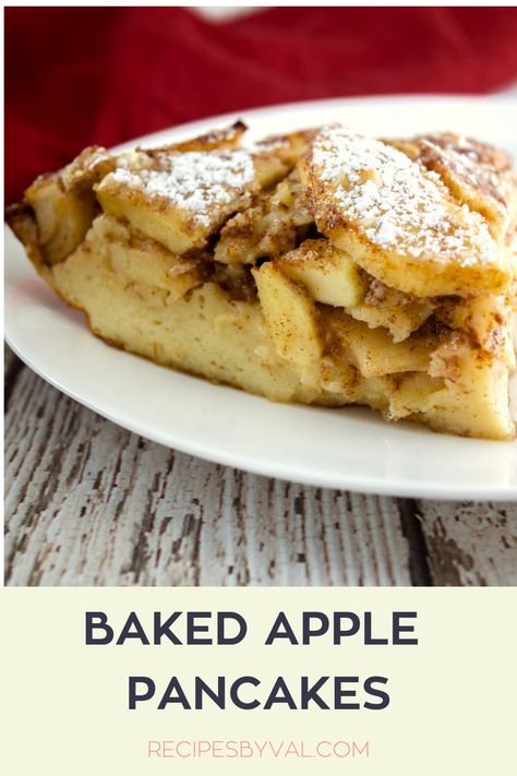 Baked Apple Pancake Recipe, Baking With Apples, Baked Pancake Recipe, Baked Apple Pancake, Oven Baked Apple, German Apple Pancake, Apple Pancake Recipe, Dutch Baby Pancake, Baked Pancakes