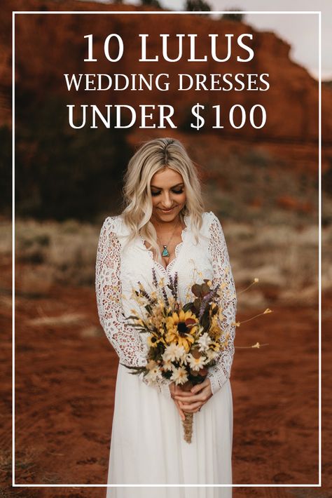 If you are looking for an affordable option for your wedding or elopement dress, here are 10 great options from Lulus to get you started with your budget shopping. Cheap Long Sleeve Wedding Dress, 2023 Winter Wedding Dresses, Wedding Dress For Eloping, Amazon Wedding Dress Bridal, Cheap Elopement Dress, Wedding Dress Budget, Affordable Wedding Dresses Under 500, Wedding Dresses Under 250, Wedding Dress Under $250