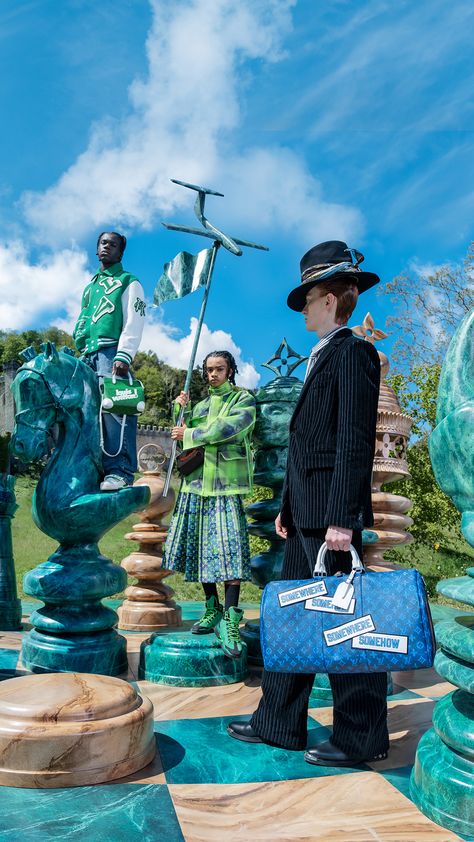 Redetermining perceptions. For #LVMenFW21, Virgil Abloh pushes familiar forms and symbols beyond their man-made connotatiDeconstructing myths. For #LVMenFW21, Virgil Abloh creates new meanings for long-held associations. ons. Virgil Abloh Aesthetic, Career Readiness, Tim Walker, Louis Vuitton Official, Virgil Abloh, Look Book, Luxury Brands, Window Display, Luxury Branding