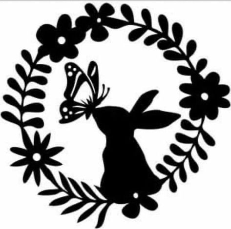 Silhouette & Cricut Free SVG's | FREE SVG 🩵 
#svgfiles #svgdesigns #svg #svgcutfiles #cricut | Facebook Silhouette Template, Silhouette Stencil, Bunny Wreath, Silhouette Portrait, Cricut Free, Easter Svg, Silhouette Design Store, Silhouette Art, Cricut Projects Vinyl