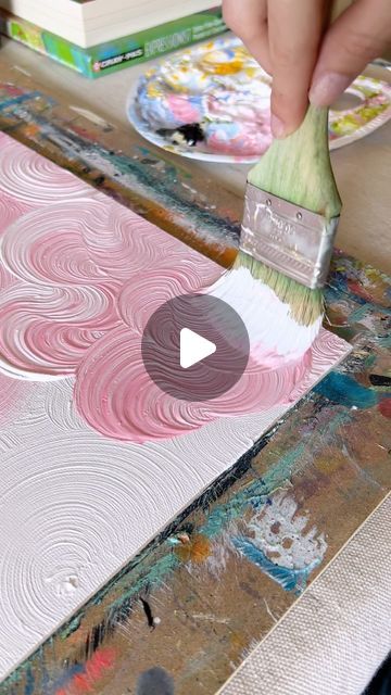 Katie Over on Instagram: "The start of a new swirly piece 💕 use code SUMMER20 for 20% off everything on katieoverstudio.com! #abstractart" Swirly Painting, July 3, 20 % Off, The Start, Abstract Art, Coding, Illustrations, 10 Things, On Instagram