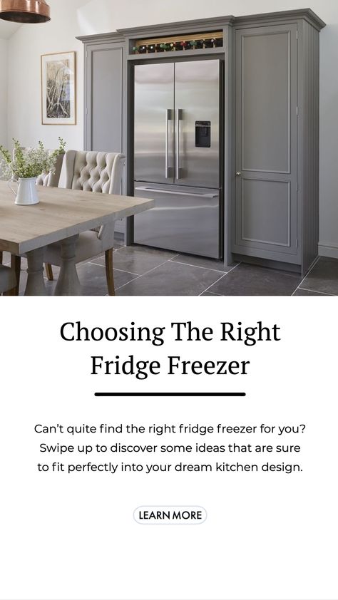 American Fridge Freezer Built In Cabinets, American Style Fridge Freezer Built In, Kitchen American Fridge, Freestanding Fridge Freezer In Kitchen, Utility Room With Fridge Freezer, Free Standing Fridge Freezer In Kitchen, American Style Fridge Freezer Kitchen, Built In American Fridge Freezer, Kitchen With American Fridge Freezer