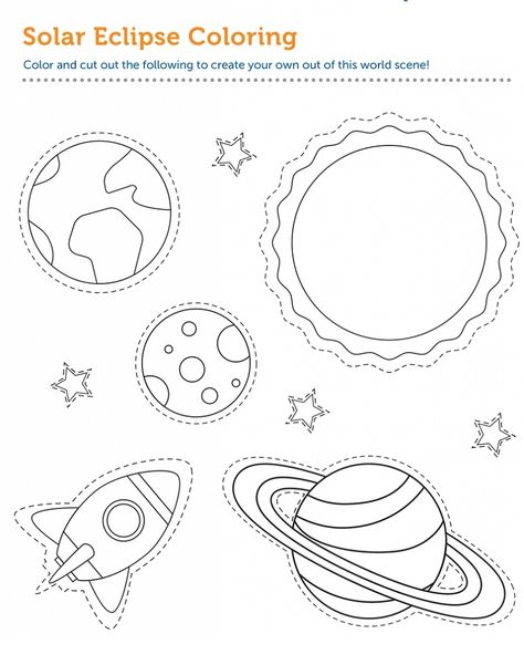 Eclipse Coloring Pages Universe Themes | Educative Printable Eclipse Facts, Stem Activities Preschool, Astronomy Nebula, Nasa Goddard, Helix Nebula, Teacher Activities, Hubble Images, Carina Nebula, Star Formation