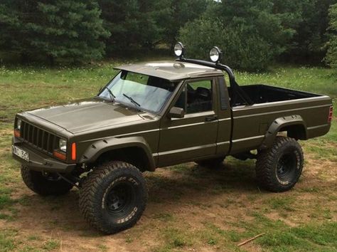 Comanche Jeep, Jeep Garage, American Pickup Trucks, Peugeot 504, Cj Jeep, Jeep Comanche, Badass Jeep, Jeep Ideas, Jeep Pickup