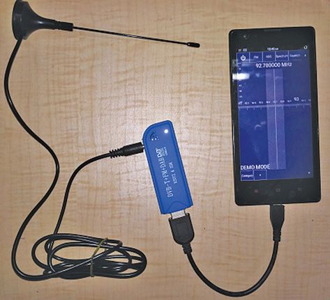 This project talks about how RTL-SDR dongles can easily perform the function of an SDR receiver using an Android smartphone with on-the-go (OTG) support. Mobile Ham Radio, Rtl Sdr, Cell Phone Antenna, Ham Radio Equipment, Ham Radio Antenna, Smartphone Technology, Diy Tech, Enterprise Application, Electronic Circuit Projects