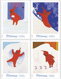 The Snowy Day Book, The Snowy Day, Ezra Jack Keats, Forever Stamps, Holiday Stamping, American Children, Classic Image, Snowy Day, Day Book