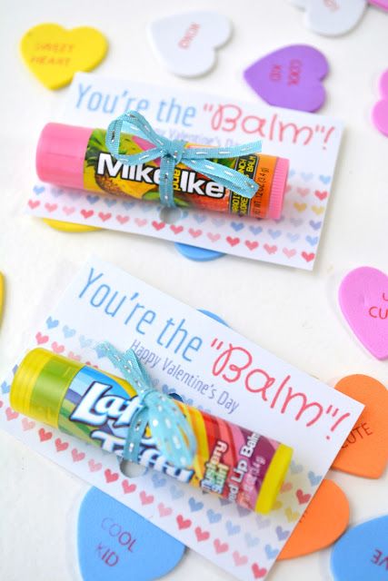 Chapstick Valentine, Candy Free Valentines, Diy Crafts For Boyfriend, You're The Balm, Paper Valentines, Valentine Craft, Valentinstag Party, Class Valentines, Valentine Gifts For Kids