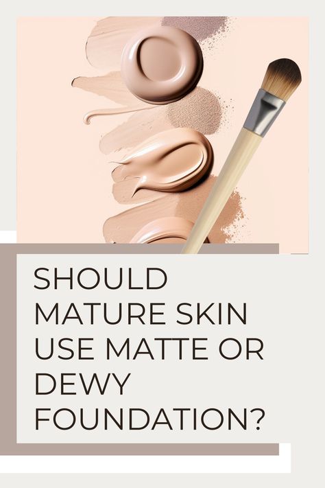 Choosing between matte and dewy foundation for mature skin can be tricky. In Aeroblend.com's latest blog, we explore which type of foundation is best for mature skin. Learn the differences between matte and dewy finishes, and find out how each can impact the look and feel of your skin. Get expert tips on how to select the right foundation to enhance your natural glow and maintain a youthful appearance. Discover how the right foundation can make all the difference in your makeup routine! Natural Finish Foundation, Natural Looking Foundation, Type Of Foundation, Art Deco Makeup, Mac Makeup Foundation, Best Powder Foundation, Airbrush Makeup Kit, Dewy Foundation, Types Of Foundation