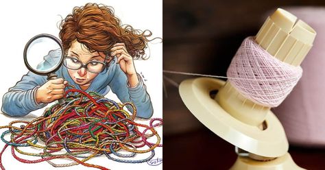 The Biggest Mistakes People Make When They Untangle Yarn Strained Eyes, Yarn Winder, Yarn Organization, Mindfulness Techniques, Crochet Instructions, Tapestry Needle, Yarn Needle, Crochet Techniques, Crochet Tutorial