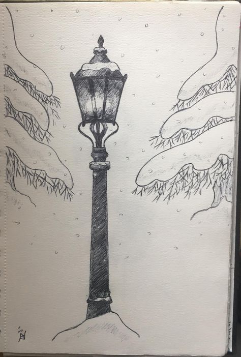 Inktober day 11 - Snow by Cuthalion #inktober #inktober2019 #inktobersnow Lamp Post, Art