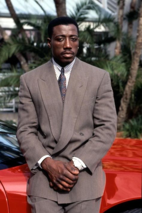 Passenger 57, Wesley Snipes, Old School Fashion, Black Entertainment, Black Actors, Black Hollywood, Black Love Art, Men Fashion Casual Outfits, Black Men Fashion