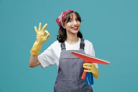 Cleaning Service Photoshoot, Cleaning Company, Cleaning Companies, Cute Cat Wallpaper, Rubber Gloves, Man Standing, Night Shift, Peasant Style, Woman Standing