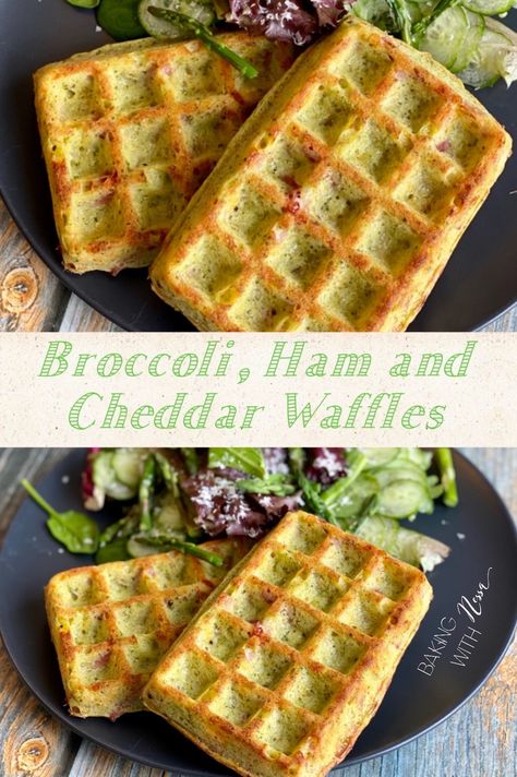 Broccoli Cheese Waffles, Broccoli Waffles, Boncook Recipes, Chicken Brocoli, Cheddar Waffles, Best Waffle Recipe, Delicious Broccoli, Healthy Waffles, Cheese Waffles