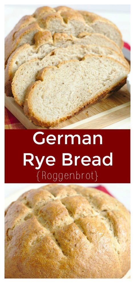 German Rye Bread (Roggenbrot) - Mildly Meandering Bread Machine Rye Bread, Light Rye Bread Recipe, German Rye Bread, Homemade Rye Bread, Seeds Bread, Bread Brands, Rye Bread Recipes, German Bread, Handmade Bread