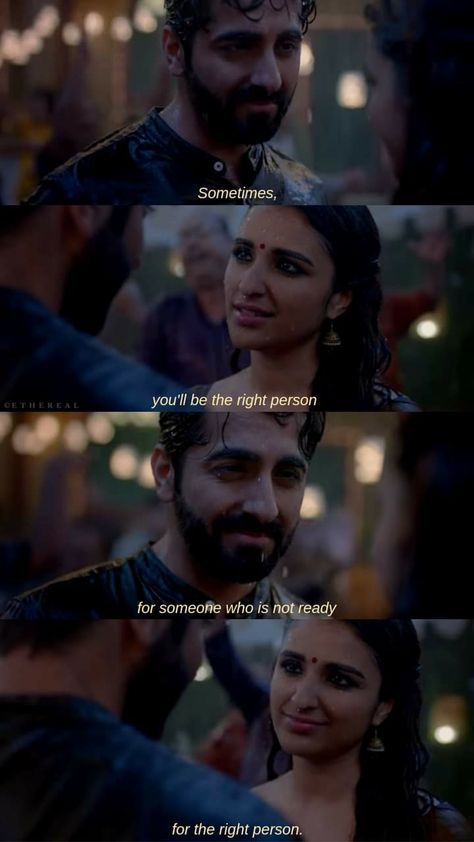 No Kiss Before Marriage Haram, Meri Pyaari Bindu Quotes, Movie Dialogues Bollywood, Dialogues Aesthetic, Bollywood Movie Quotes, Best Love Story Movies, Music Tattoo Ideas Unique, Best Movie Dialogues, Aesthetic Song Lyrics