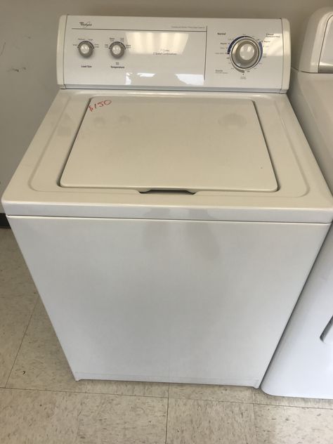 Selling this beautiful Whirlpool Washer in excellent condition for $150, the price is FIRM. Willing to demonstrate that the item has been cleaned, tested and works great. If interested feel free to stop by.  Our address is not GPS friendly, must put in Eastpoint Dr, instead of turning onto Eastpoint Dr. turn the opposite direction into our parking lot.  Quality Appliance  Mon - Fri 9-6 Sat- 10-6 252-521-9002 Washer Woman Endzone, Electrolux Washer And Dryer, Whirlpool Washing Machine, 1930’s Washing Machine, Washing Machine 25"-26" Wide, Dryers, Parking Lot, Washer And Dryer, Washer