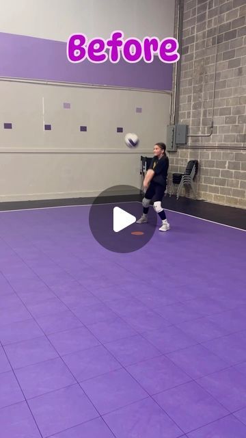 BlockOut Volleyball Academy on Instagram: "Early middle schooler learning to work lower body more in passing to get more forceful and directed passes! Any improvement is great improvement and it’s so important to emphasize progress! Using your legs is crucial because it gives you extra power and stability. It helps you control the pass with precision, especially when you’re aiming for a target. 😎  #blockoutacademy #volleyball #academy #work #drill #train #training #push #set #setting #setter #practice #gm #bhamnow #huntsville #alabama #montgomery #atlanta #homewoodal #birminghamal #volleygirls #volei #voleibol #volley" Volleyball Passing Drills Middle School, Volleyball Passing Drills For Beginners, Volleyball Drills For Middle School, Passing Volleyball, Volleyball Passing, Volleyball Passing Drills, Volleyball Tryouts, Passing Drills, Volleyball Practice