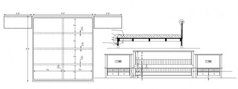 Master bed section, plan and carpentry cad drawing details dwg file Double Bed Design, Bed Top View, Bed Blocks, Section Plan, Design Company Names, Bed Back Design, Drawing Details, Double Bed Designs, Furniture Website