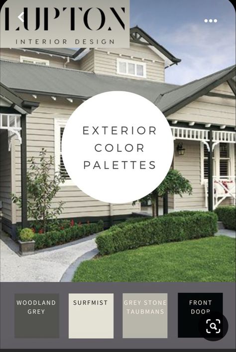 House Paint Exterior Colour Schemes, Exterior Color Palettes, Manly House, Home Exterior Colors Schemes, Exterior Paint Colours, Weatherboard Exterior, Outside House Colors, Queenslander House, Street Appeal