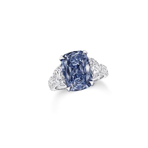 Cushion Cut Blue Diamond Ring, 5.25 CT Fancy Vivid Blue cushion cut diamond | Graff Graff Diamond Ring, Graff Diamonds, Rare Diamond, Cushion Cut Diamond Ring, Expensive Diamond, High Jewelry Ring, Pink Diamond Ring, Flawless Diamond, Blue Diamond Ring