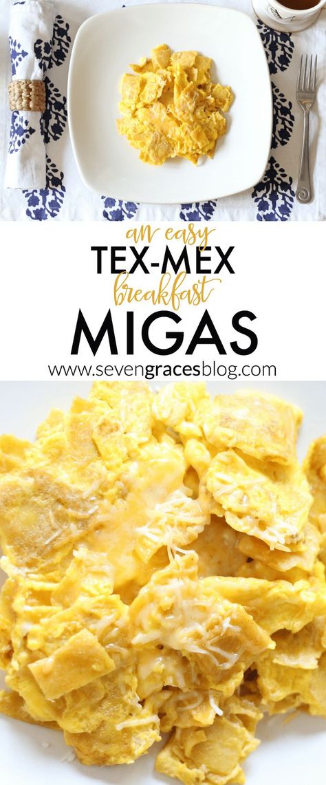 An Tex-Mex breakfast. These migas are so good. They're quick, easy, and delicious! Just add salsa or your favorite bell peppers, onions, tomatoes, or jalapenos to add your own personal flair, but this will not disappoint the family. Healthy Camping Meals, Room Transition, Meals Gluten Free, Migas Recipe, Healthy Camping Food, Mexican Breakfast Recipes, Breakfast Goodies, Camping Food, Camping Meals