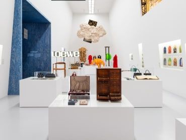 Exploring Loewe’s Crafted World in Shanghai: An immersive experience of luxury and heritage Extra Deep Sofa, Leather Tool Bag, Jonathan Anderson, Exhibition Centre, Open Concept Home, Neoclassical Architecture, Recessed Downlights, Wood Headboard, Open Concept Kitchen