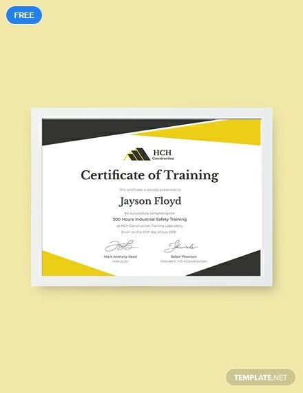 A template that can be crafted to make a professional-looking certificate of training. Perfect for when participants who joined safety training programs. This well-layered file is printable and easy to edit. Train Template, Free Gift Certificate Template, Certificate Of Achievement Template, Training Certificate, Editable Certificates, Sign In Sheet, Family Tree Template, Printable Certificates, Free Family Tree