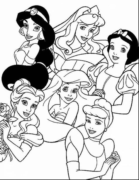 Princess Coloring Sheets, Free Disney Coloring Pages, Disney Coloring Sheets, Disney Princess Colors, Disney Princess Coloring Pages, Disney Printables, All Disney Princesses, Images Disney, Princess Pictures