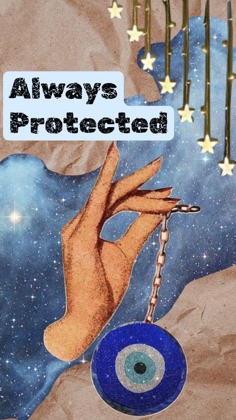 Always Protected #evileye #evil #protection #vibes #hand #wallpaper #background #stars #vintage #vibe #blue #black Evil Eye Quotes, Vibe Blue, Background Stars, Hand Wallpaper, Stars Vintage, Lucky Wallpaper, Evil Eye Art, Spiritual Wallpaper, Eyes Wallpaper